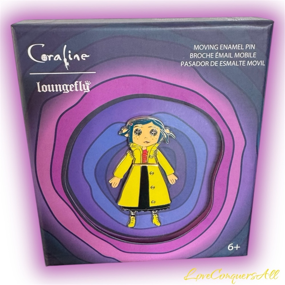 Loungefly Coraline Doll Coraline Moving Limited Edition Enamel Pin